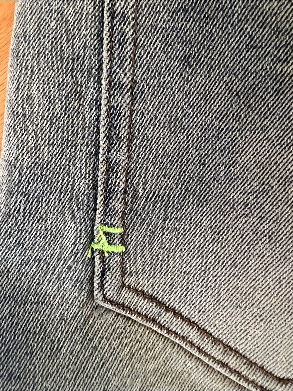 RÊVES PARIS Patchwork Carpenter Jeans | Double Knee Distressed | Size 30 - Picture 12 of 14